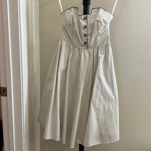 Girls From Savoy Strapless Polka Dot Dress